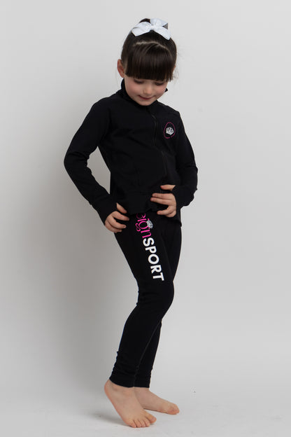 Youth REIGN Essentials Black Leggings