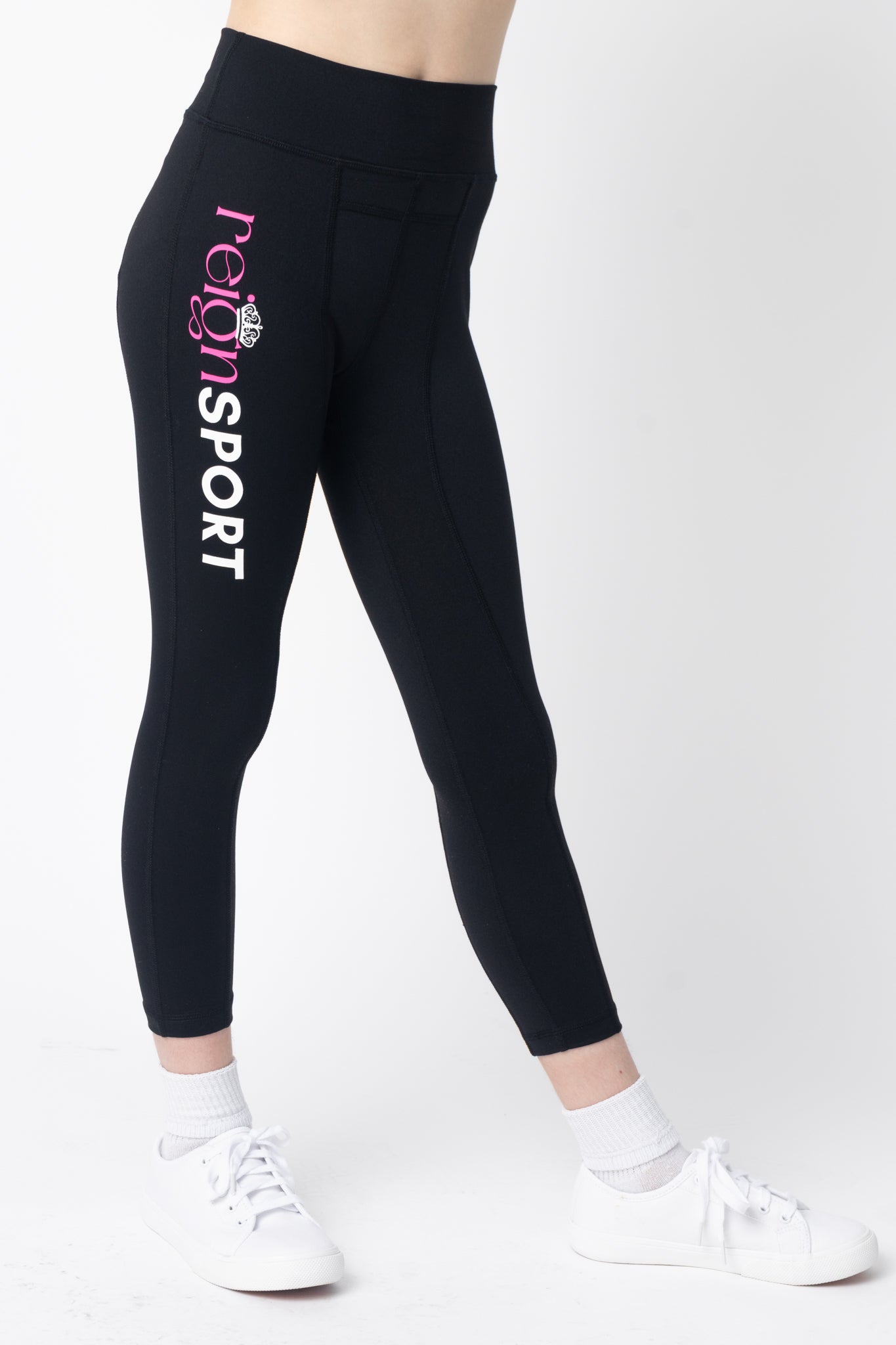 Youth REIGN Essentials Black Leggings