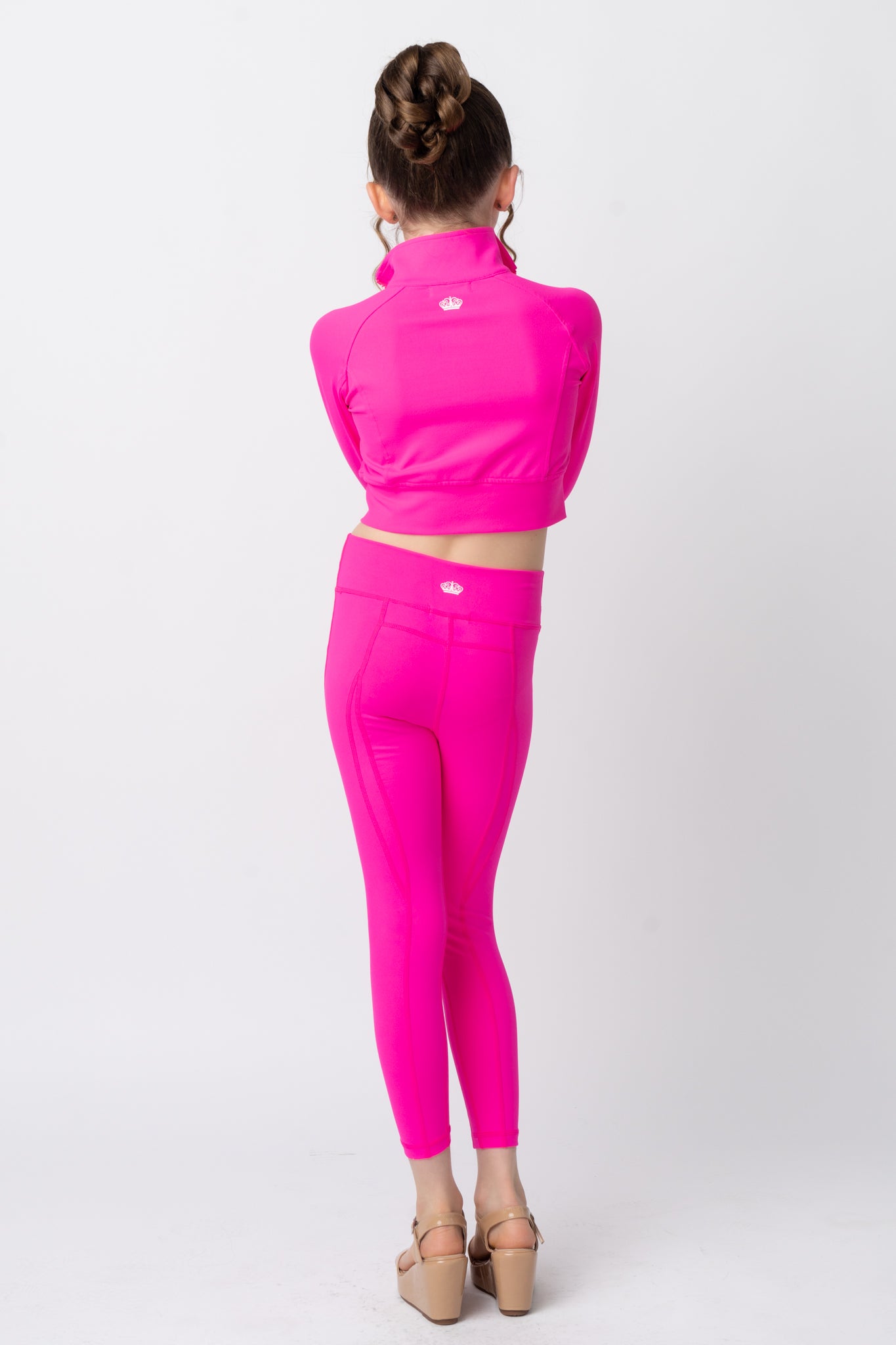 Women's REIGN Essentials Cropped Hot Pink Jacket